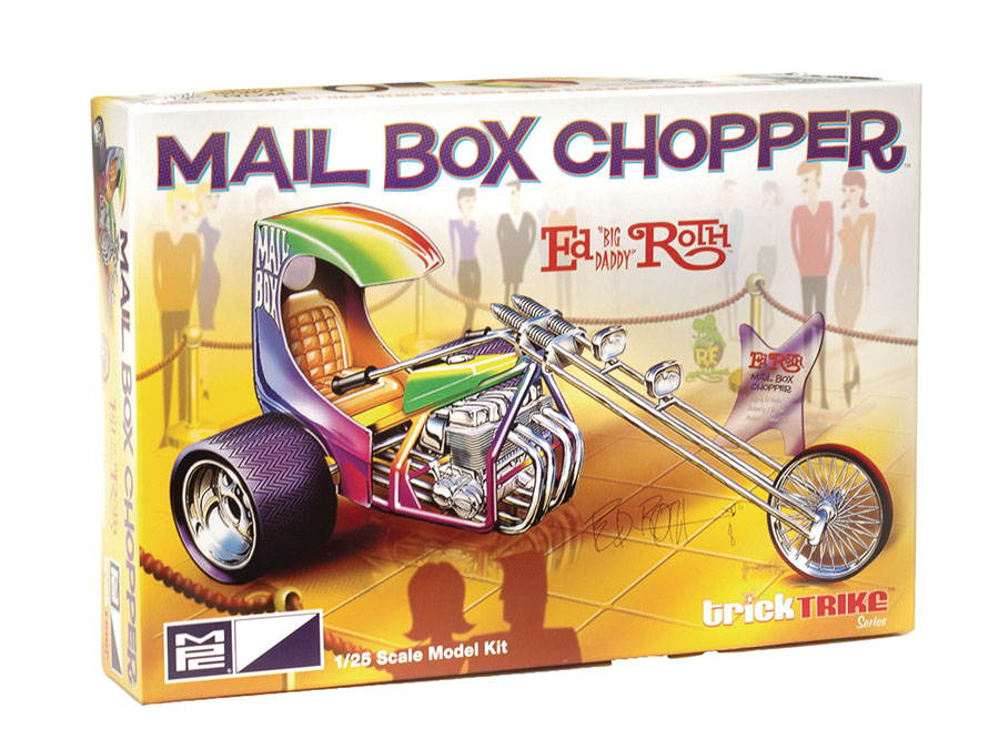 Ed Roth Mail Box Chopper Trick Trike 1/25 Scale Model Kit