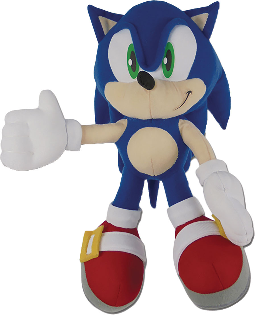 Sonic The Hedgehog 10-Inch Moveable Plush - Sonic The Hedgehog