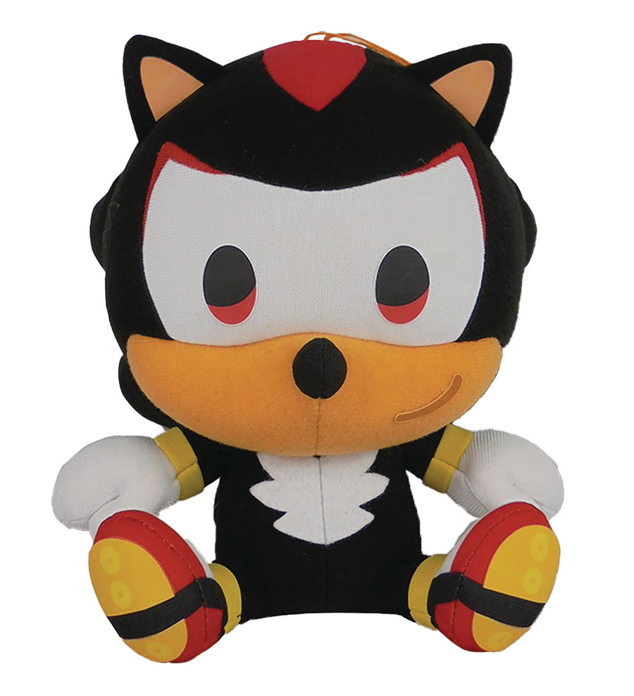Sonic The Hedgehog Chibi 7-Inch Sitting Plush - Shadow