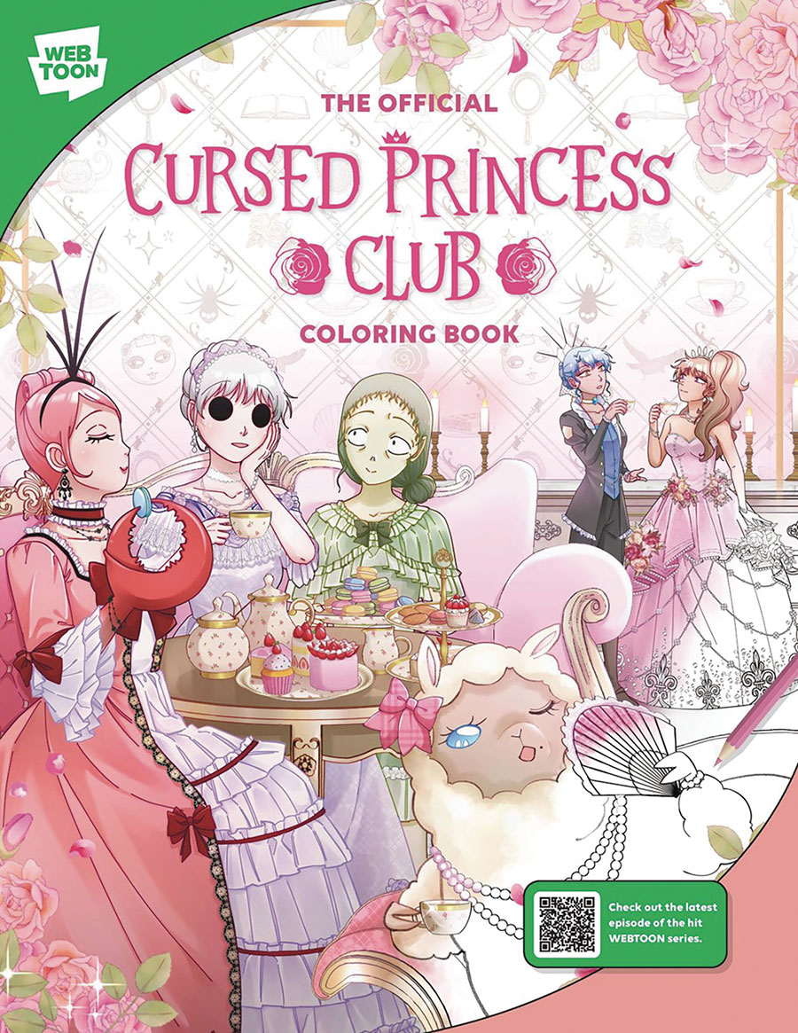 Official Cursed Princess Club Coloring Book TP