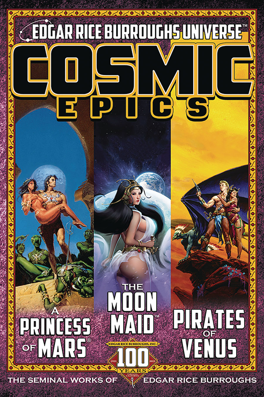 Cosmic Epics Seminal Works Of Edgar Rice Burroughs HC