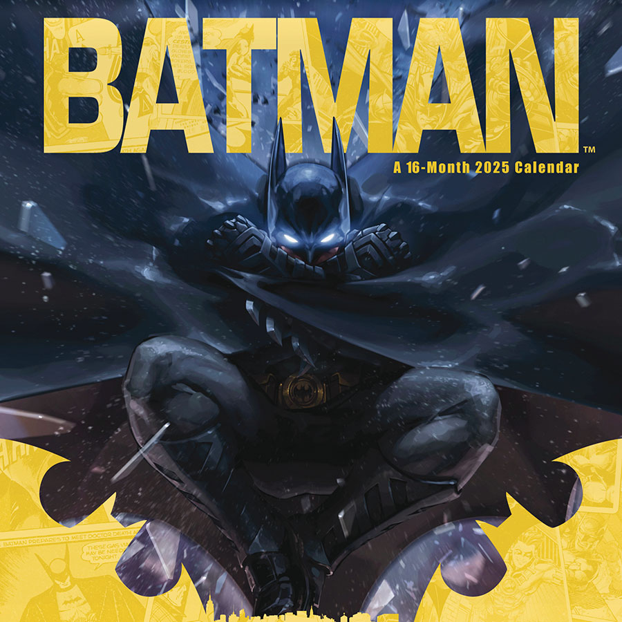 Batman 16-Month 2025 Wall Calendar