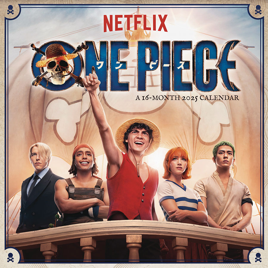 One Piece (Netflix Live Action) 16-Month 2025 Wall Calendar