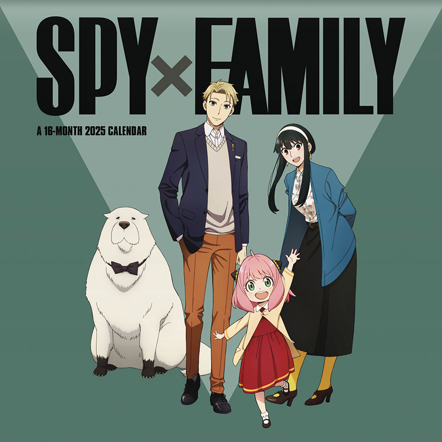 Spy x Family 16-Month 2025 Wall Calendar