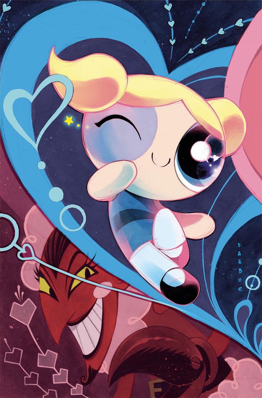 Powerpuff Girls Vol 4 #1 Cover L Incentive Karen S Darboe Connecting Foil Virgin Cover