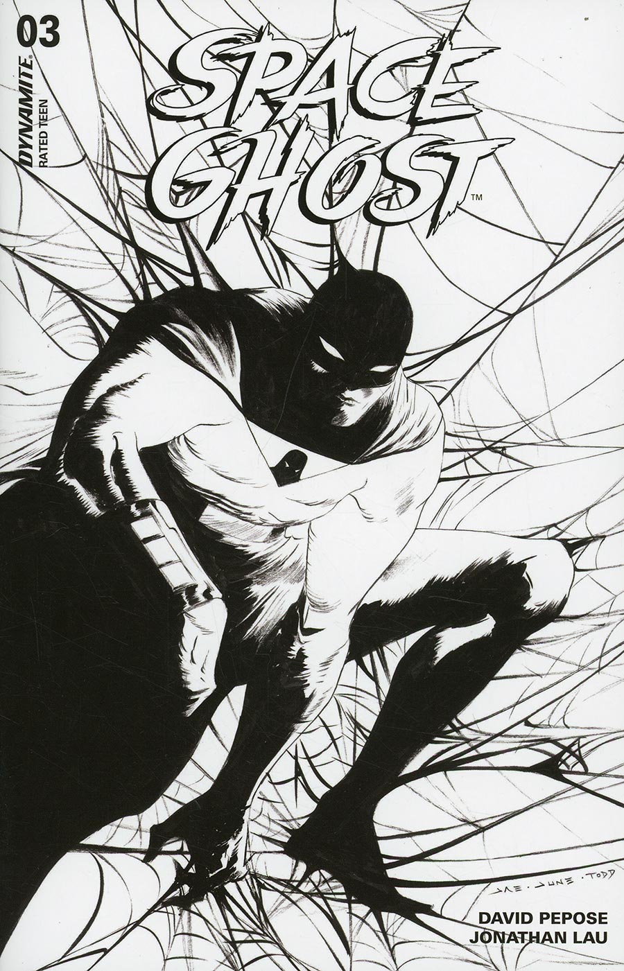 Space Ghost Vol 4 #3 Cover N Incentive Jae Lee Line Art Cover