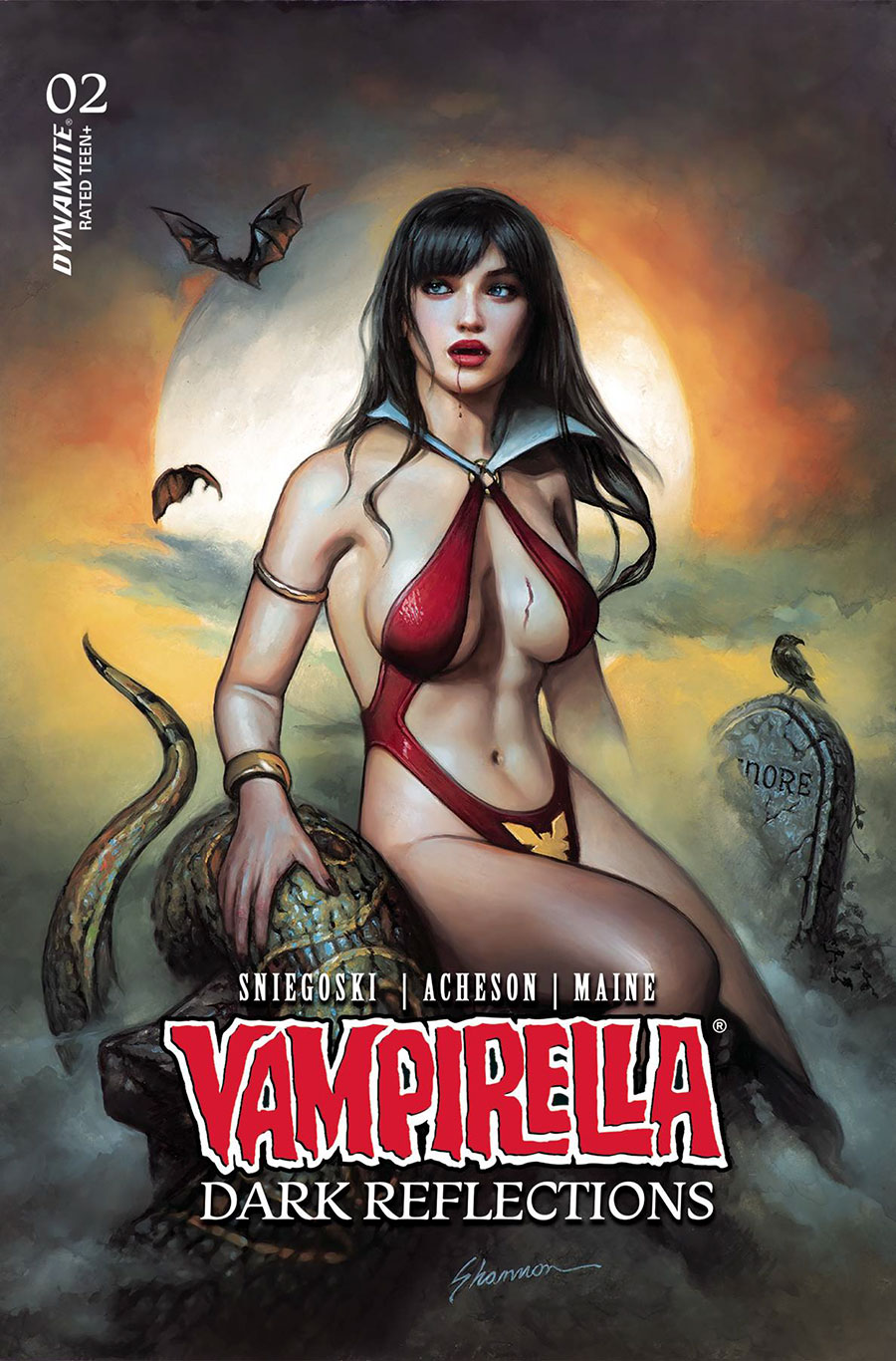Vampirella Dark Reflections #2 Cover L Incentive Shannon Maer Foil Cover