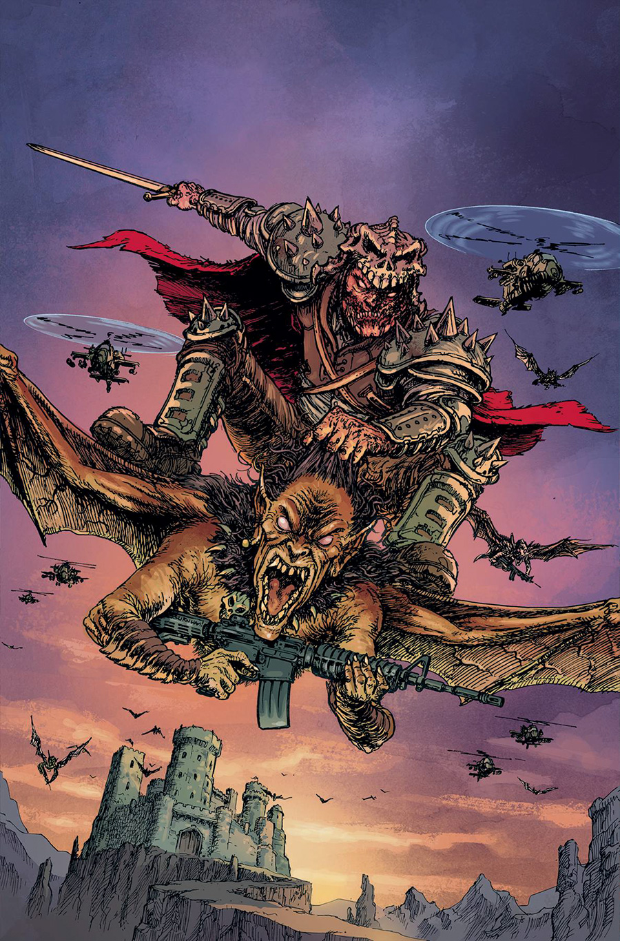 Army Of Darkness Forever #10 Cover E Incentive Chris Burnham Virgin Cover