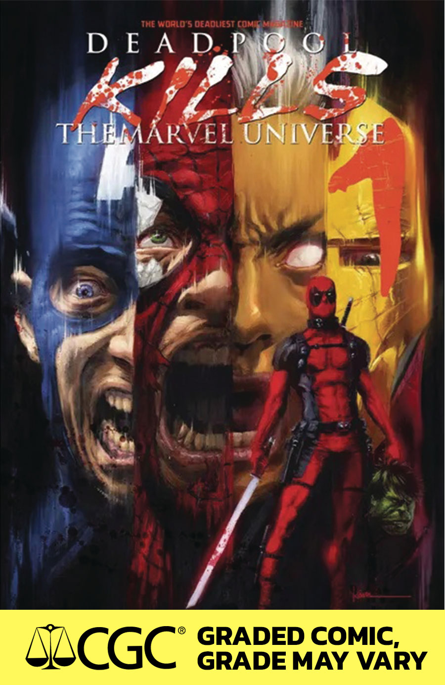 Deadpool Kills The Marvel Universe #1 Cover D Facsimile Edition DF CGC Graded 9.6 Or Higher