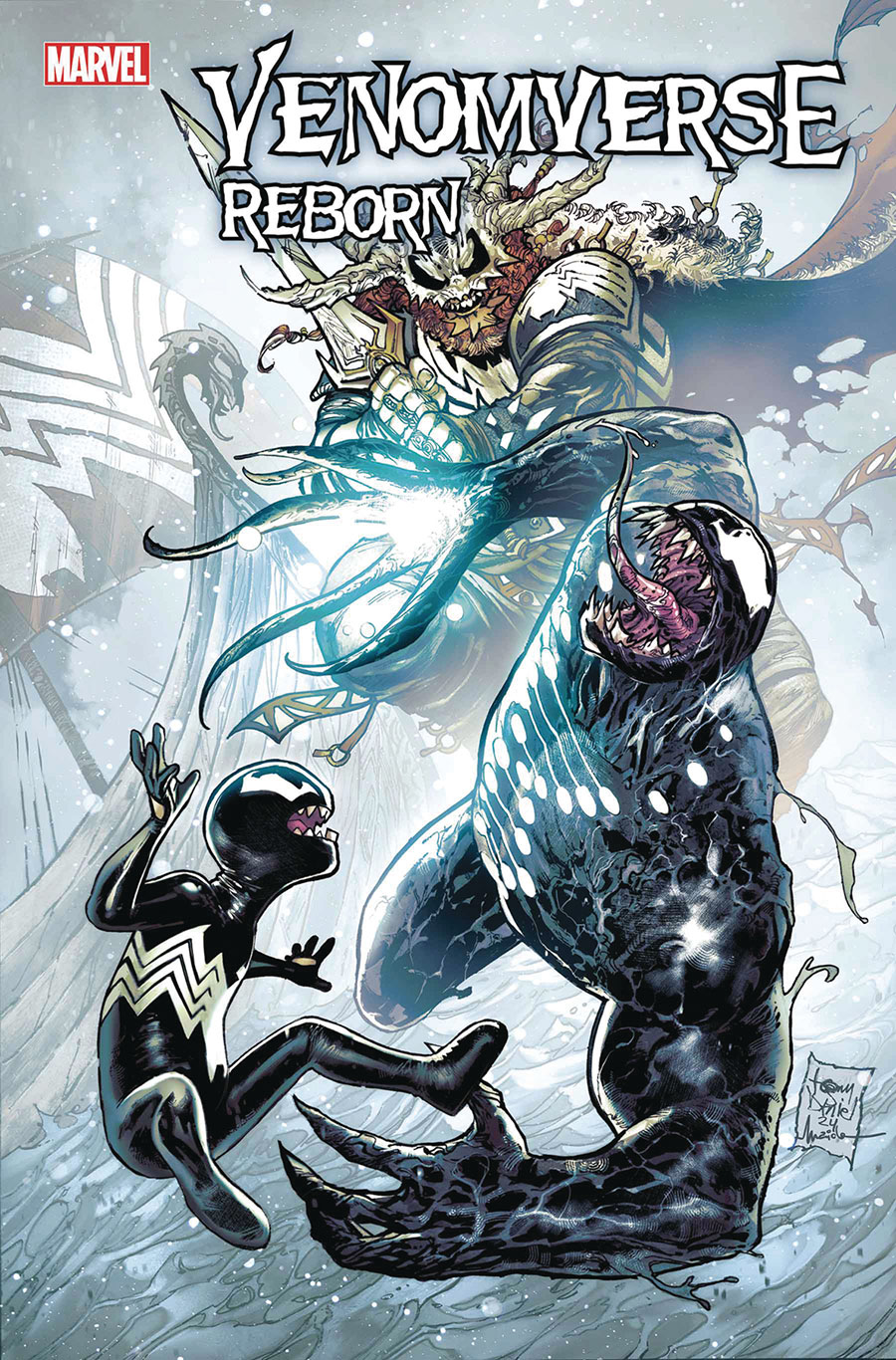 Venomverse Reborn #2 Cover E DF Silver Signature Series Signed By Phillip Kennedy Johnson
