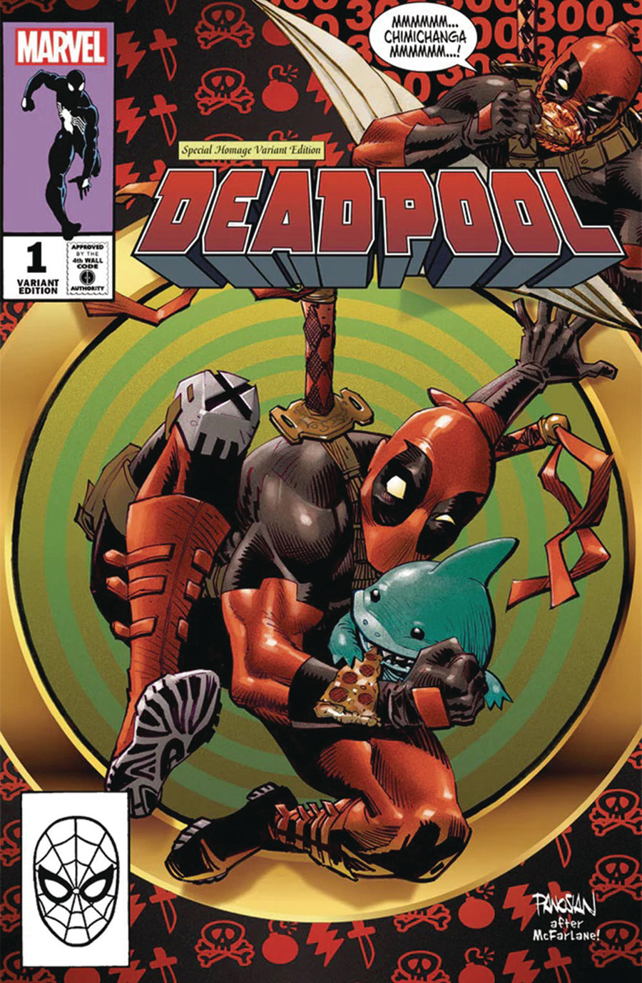 Deadpool Vol 9 #1 Cover O DF Comicxposure Exclusive Dan Panosian Variant Cover