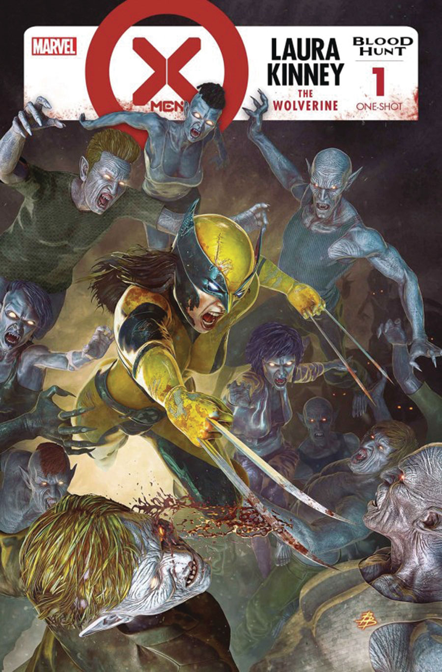 X-Men Blood Hunt Laura Kinney The Wolverine #1 (One Shot) Cover D DF Signed By Stephanie Phillips