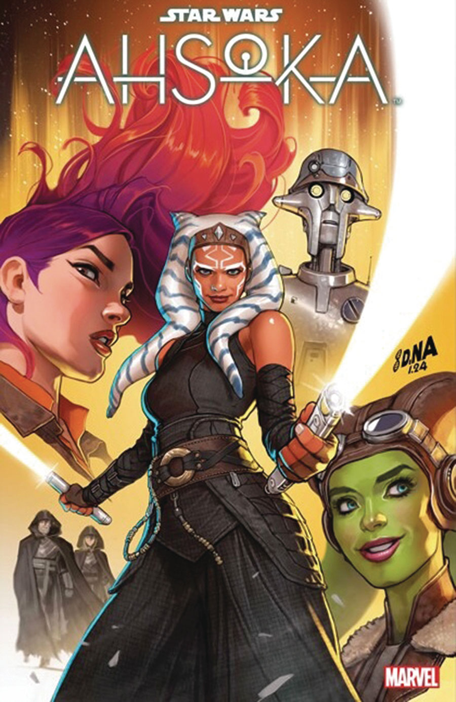Star Wars Ahsoka #1 Cover M DF Signed By Rodney Barnes