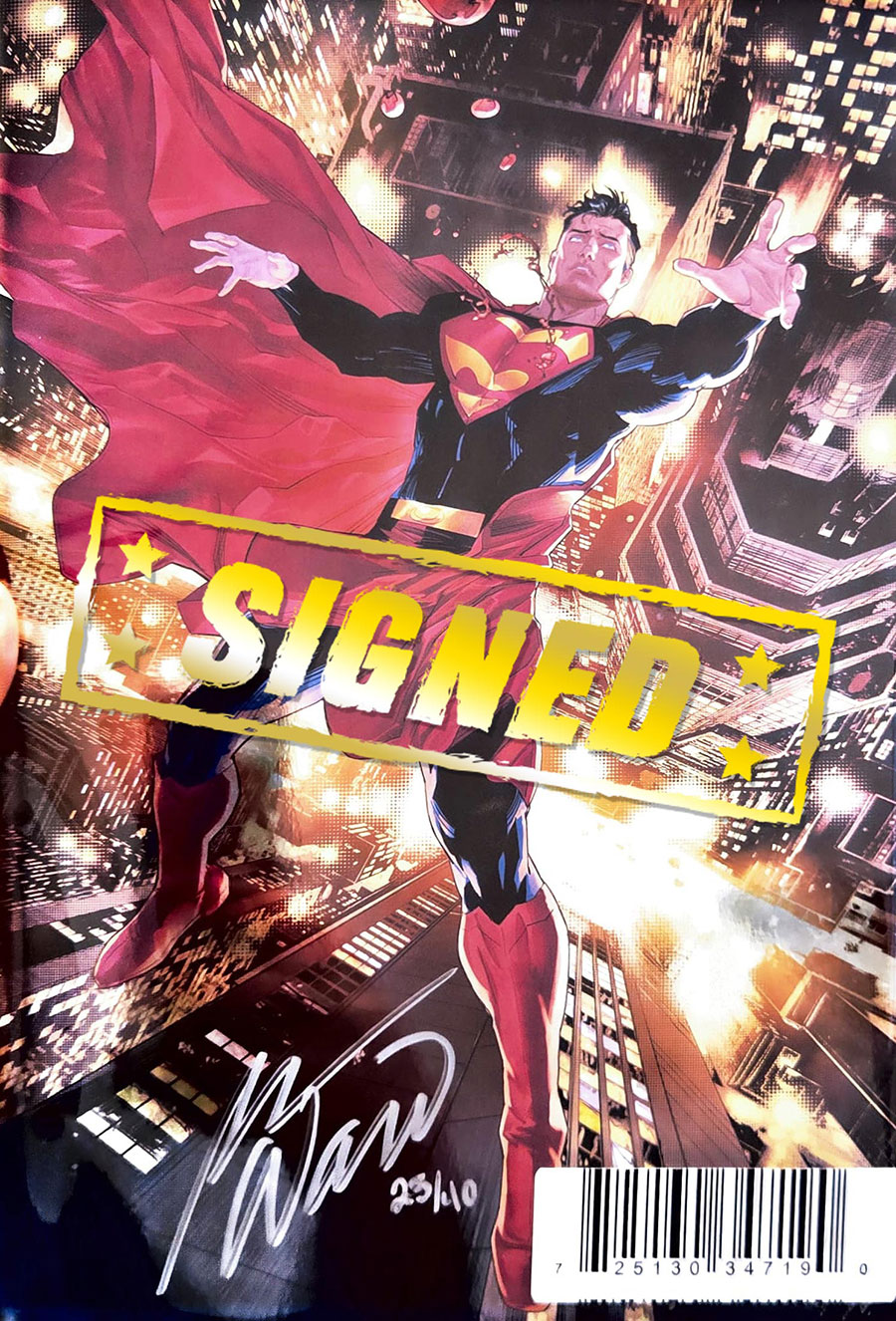 FCBD 2024 Absolute Power Special Edition #1 Cover D DF Dan Mora Foil Variant Cover Silver Signature Series Signed By Mark Waid