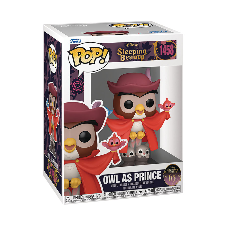 POP Disney Sleeping Beauty 65th Anniversary Owl As The Prince Vinyl Figure