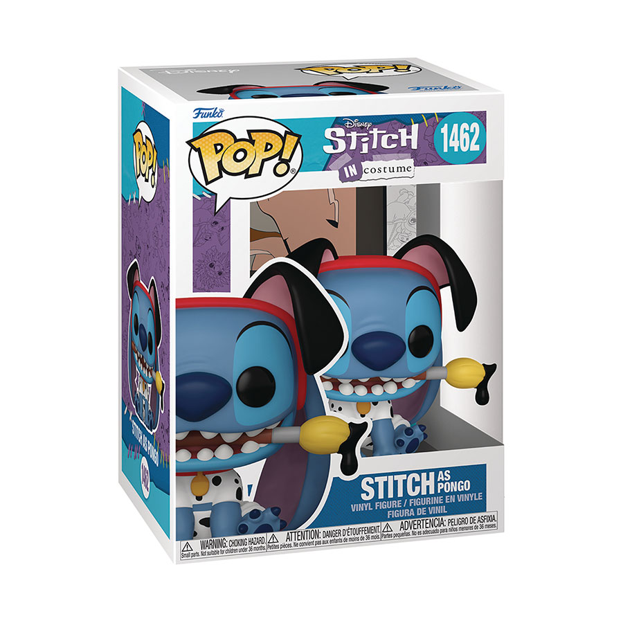 POP Disney Stitch In Costume Stitch As Pongo Vinyl Figure
