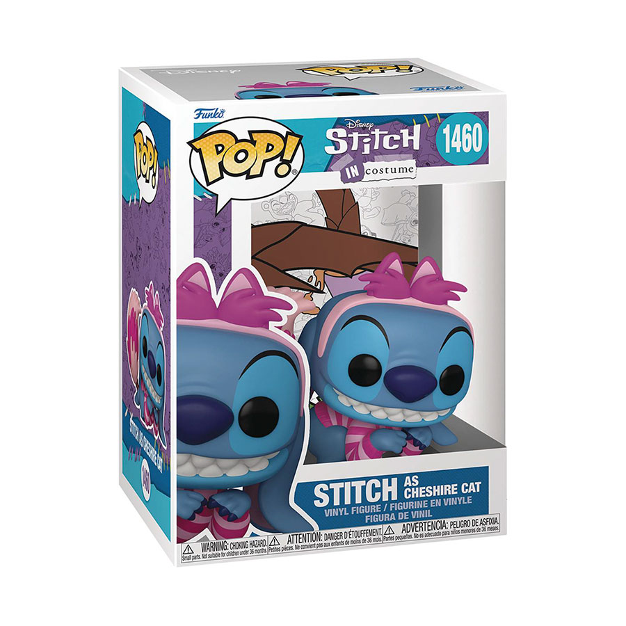POP Disney Stitch In Costume Stitch As Cheshire Cat Vinyl Figure