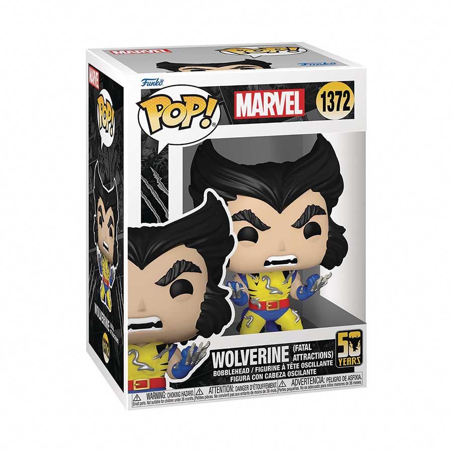 POP Marvel Wolverine 50th Anniversary Wolverine Fatal Attractions Vinyl Bobble Head
