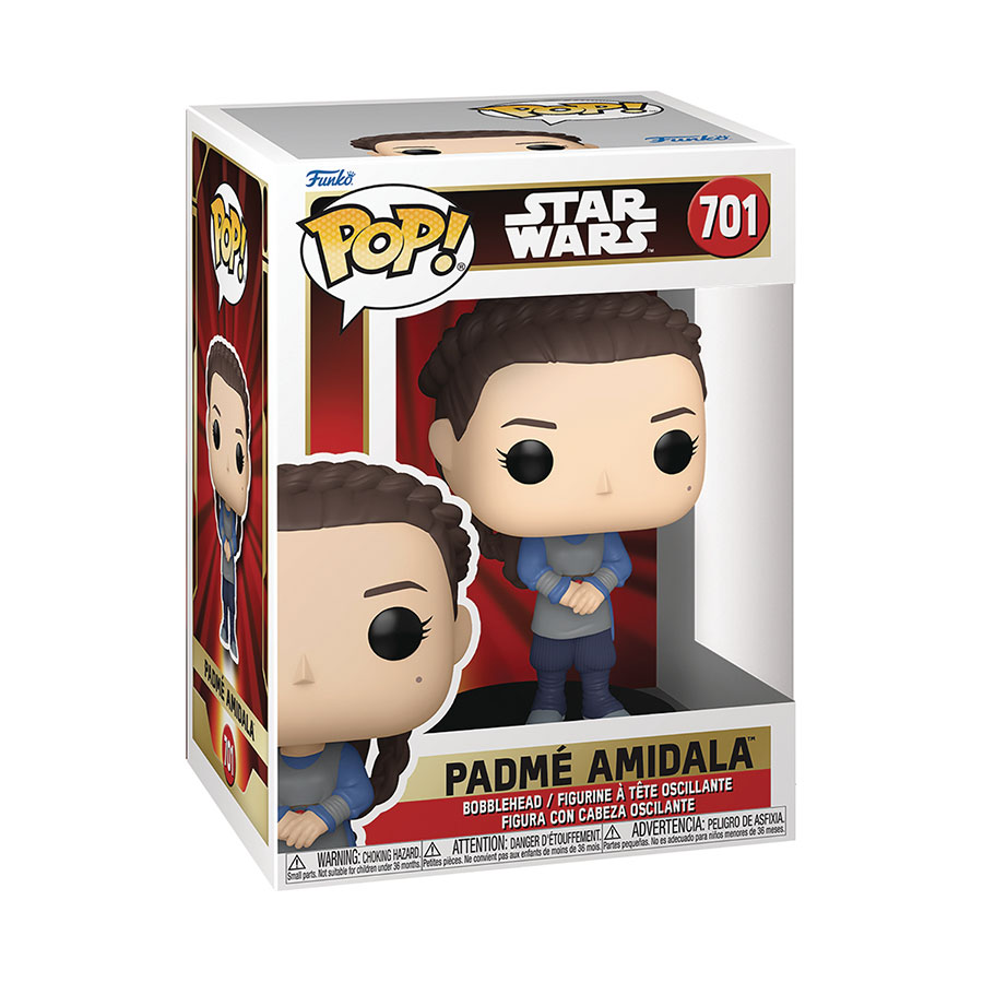 POP Star Wars The Phantom Menace 25th Anniversary Padme (Tatooine) Vinyl Bobble Head - RESOLICITED