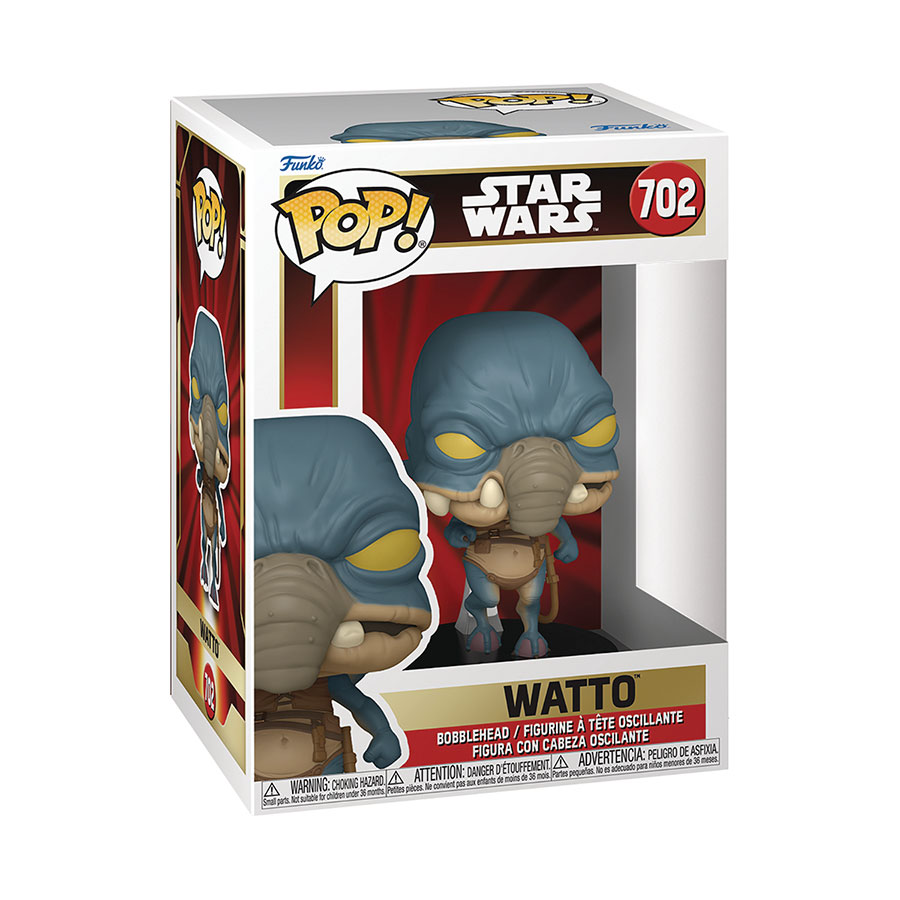 POP Star Wars The Phantom Menace 25th Anniversary Watto Vinyl Bobble Head - RESOLICITED