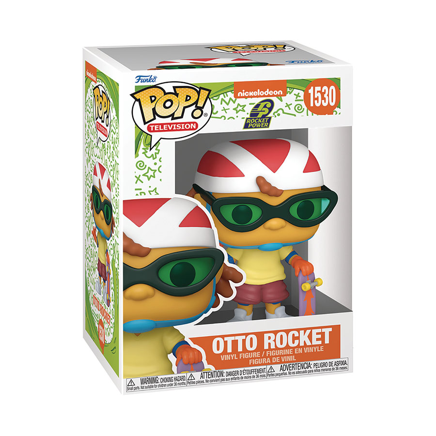 POP Television Nickelodeon Rewind Rocket Power Otto Rocket Vinyl Figure