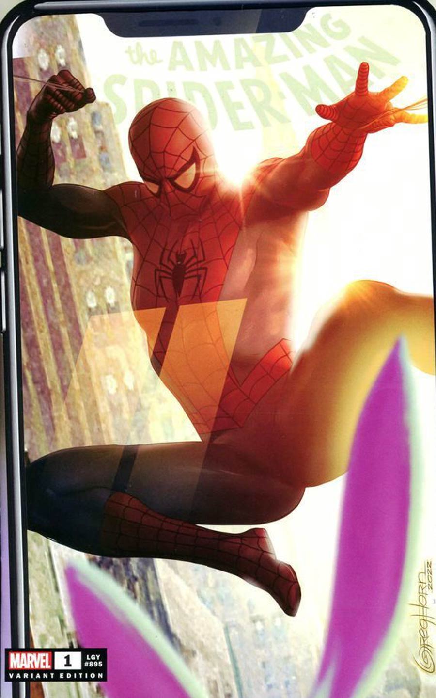 Amazing Spider-Man Vol 6 #1 Cover X Greg Horn Variant Cover