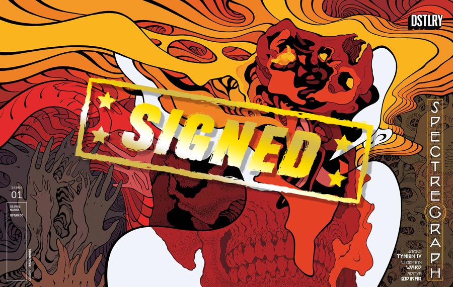 Spectregraph #1 Cover K Incentive Tradd Moore Wraparound Variant Cover Signed By James Tynion IV