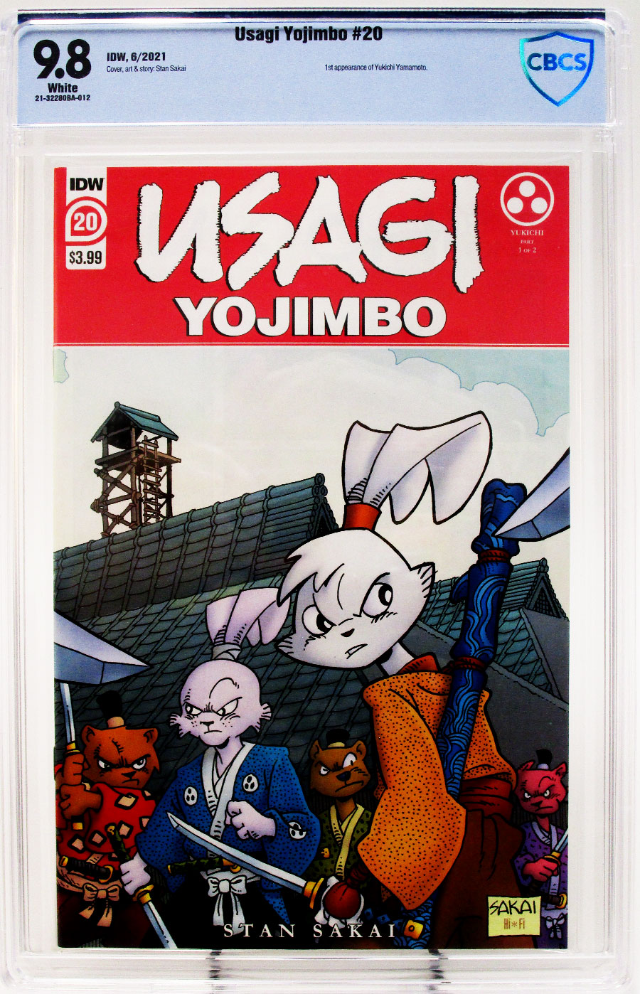 Usagi Yojimbo Vol 4 #20 Cover D Regular Stan Sakai Cover CBCS 9.8