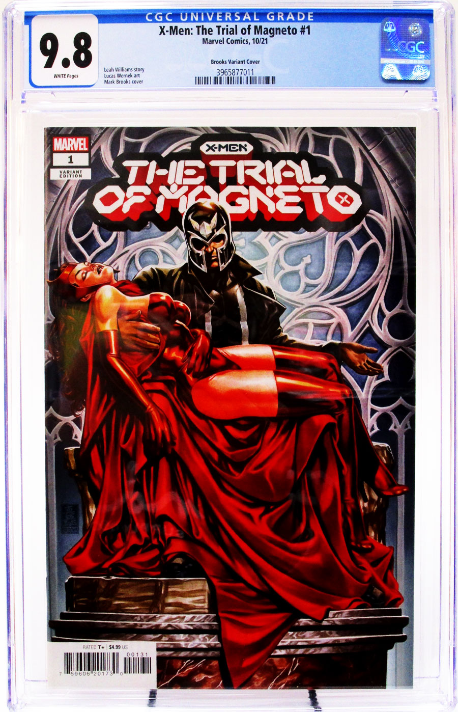 X-Men Trial Of Magneto #1 Cover L Variant Mark Brooks Cover CGC 9.8