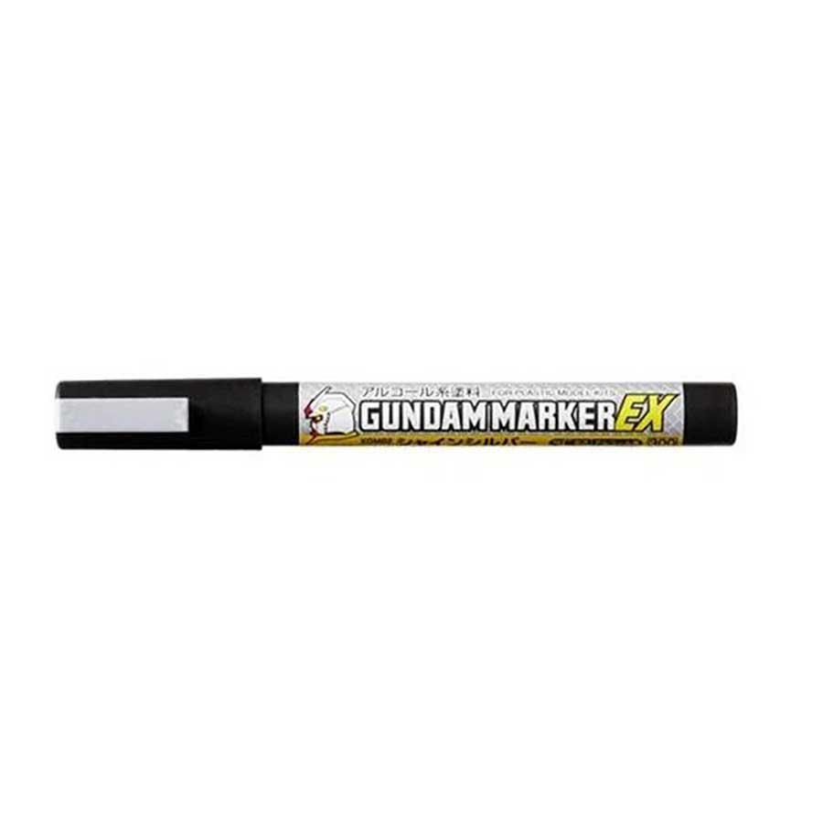 Gundam Marker EX - Box Of 10 Units - XGM-02P Shine Silver Marker