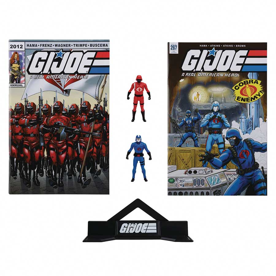 GI Joe 3-Inch 2-Pack Action Figure Wave 1 - Cobra Commander & Crimson Guard