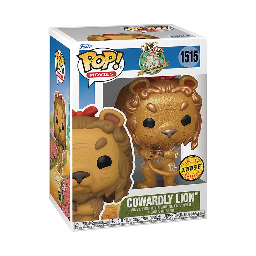 POP Movies The Wizard Of Oz 85th Anniversary Cowardly Lion Chase Vinyl Figure