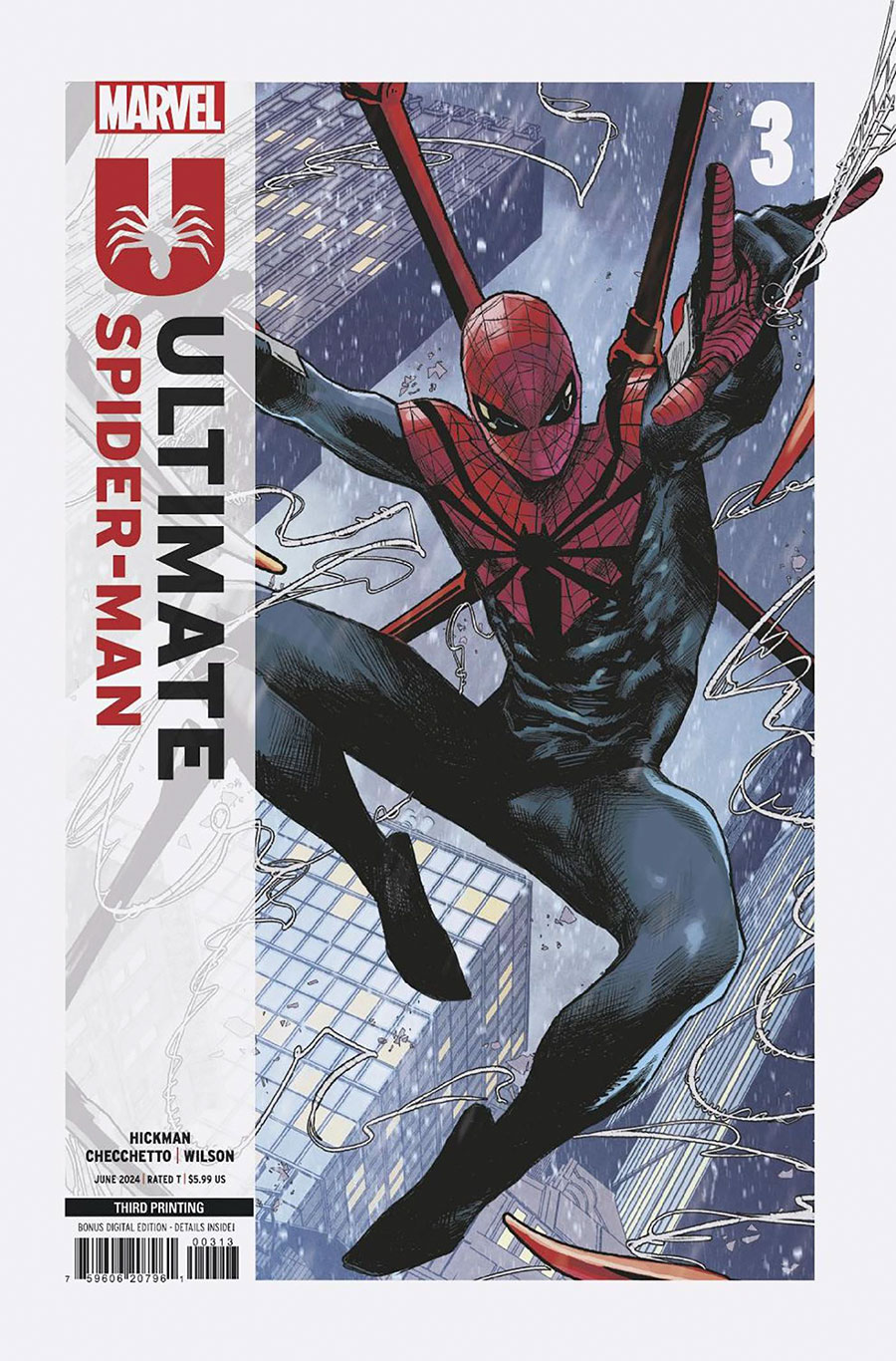 Ultimate Spider-Man Vol 2 #3 Cover I 3rd Ptg Marco Checchetto Variant Cover