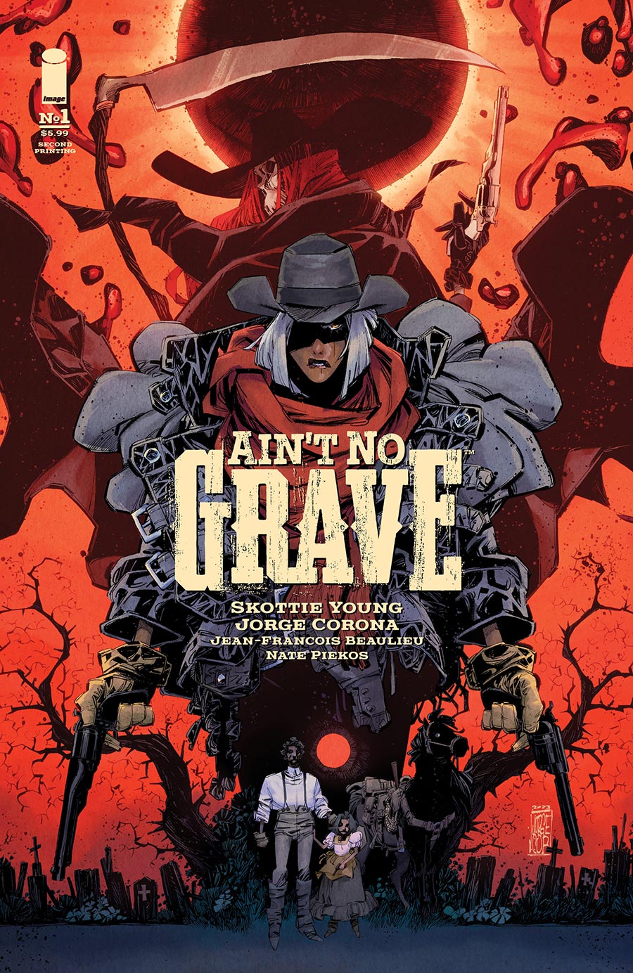 Aint No Grave #1 Cover B 2nd Ptg