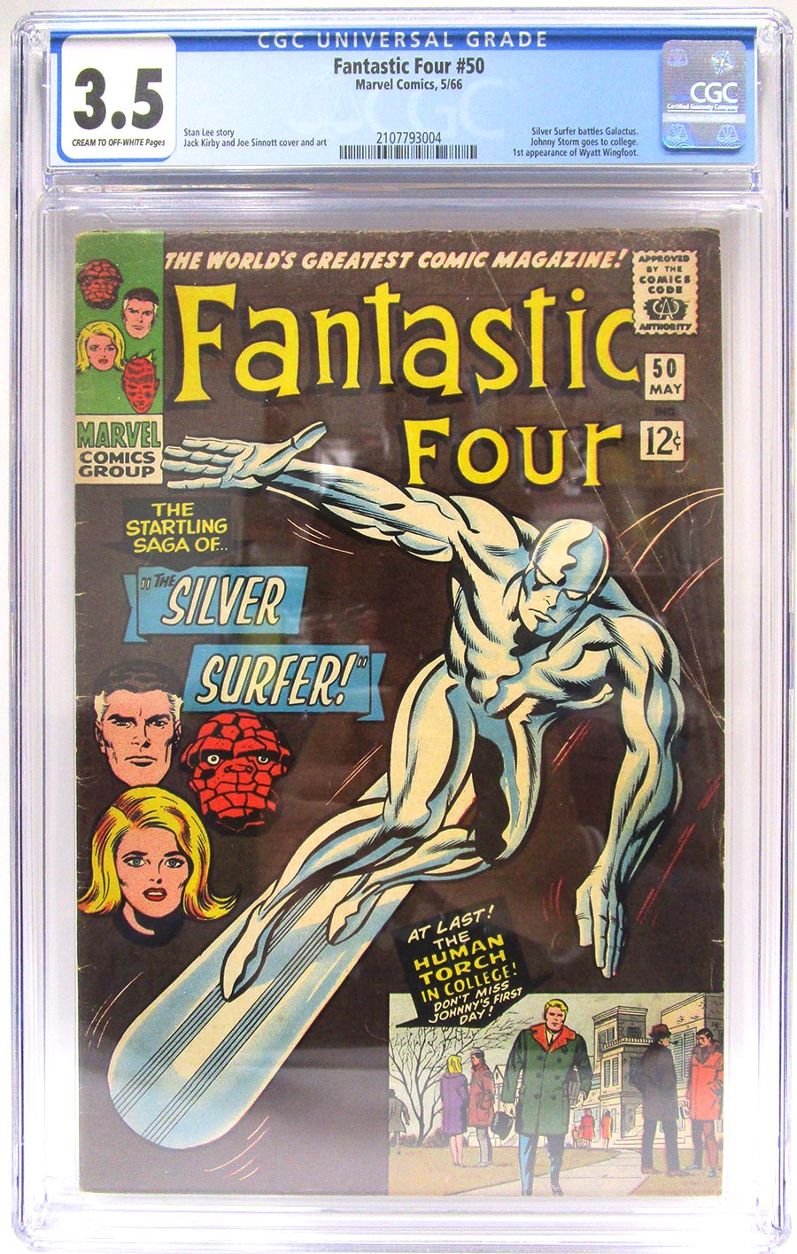Fantastic Four #50 Cover B CGC 3.5