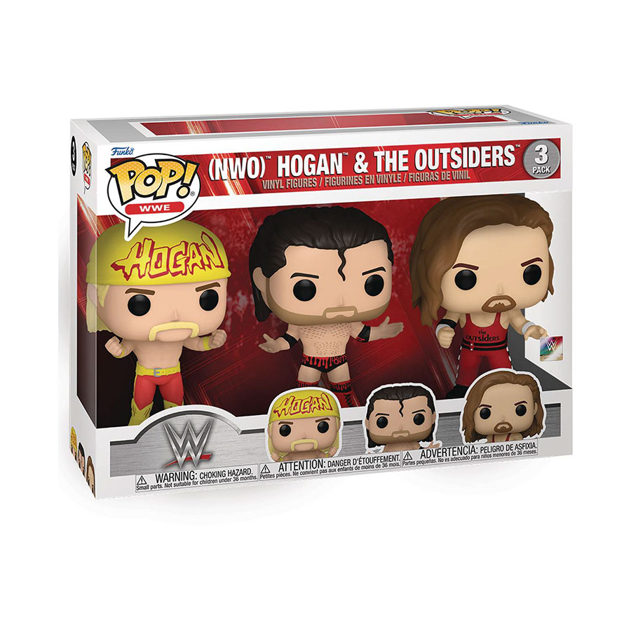 POP WWE Hogan & The Outsiders 3-Pack Vinyl Figure