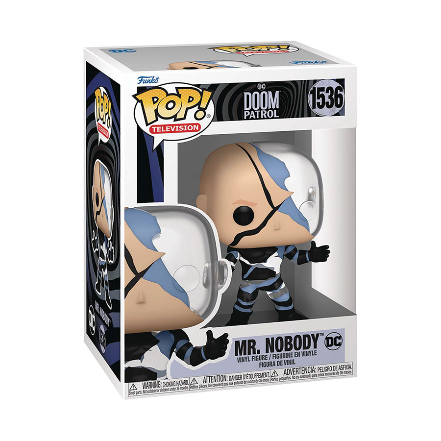 POP Television Doom Patrol Mr Nobody Glow-In-The-Dark Vinyl Figure