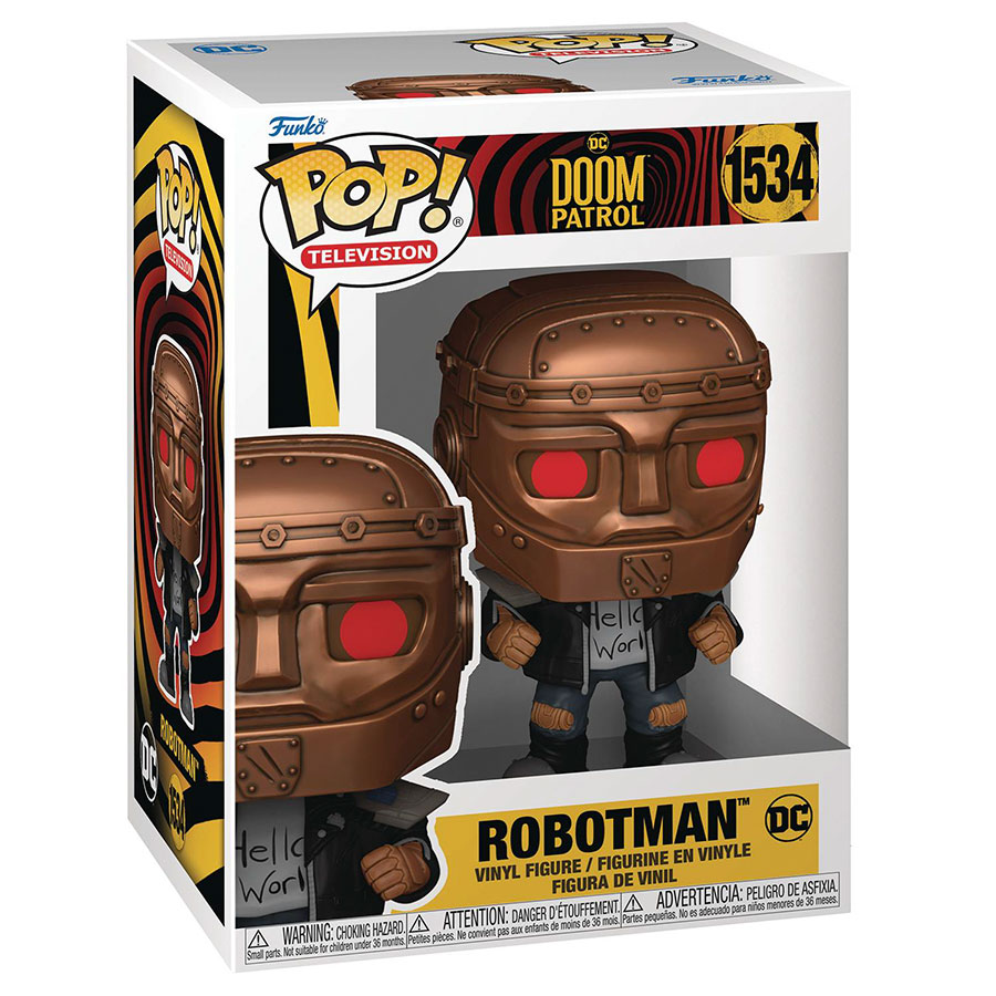 POP Television Doom Patrol Robotman Vinyl Figure