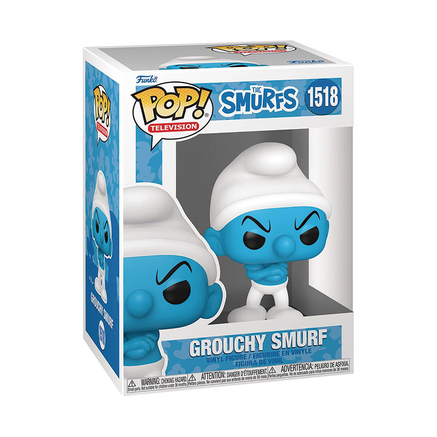 POP Television Smurfs Grouchy Smurf Vinyl Figure