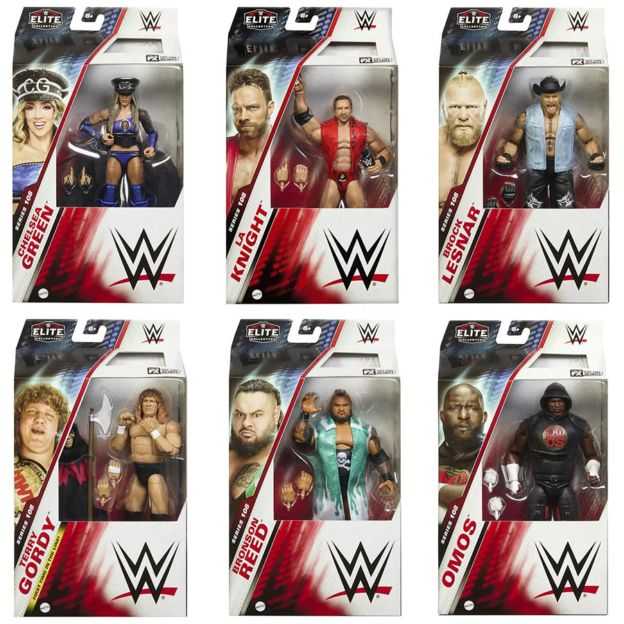 WWE Elite Collection Series 108 Action Figure Assortment Case