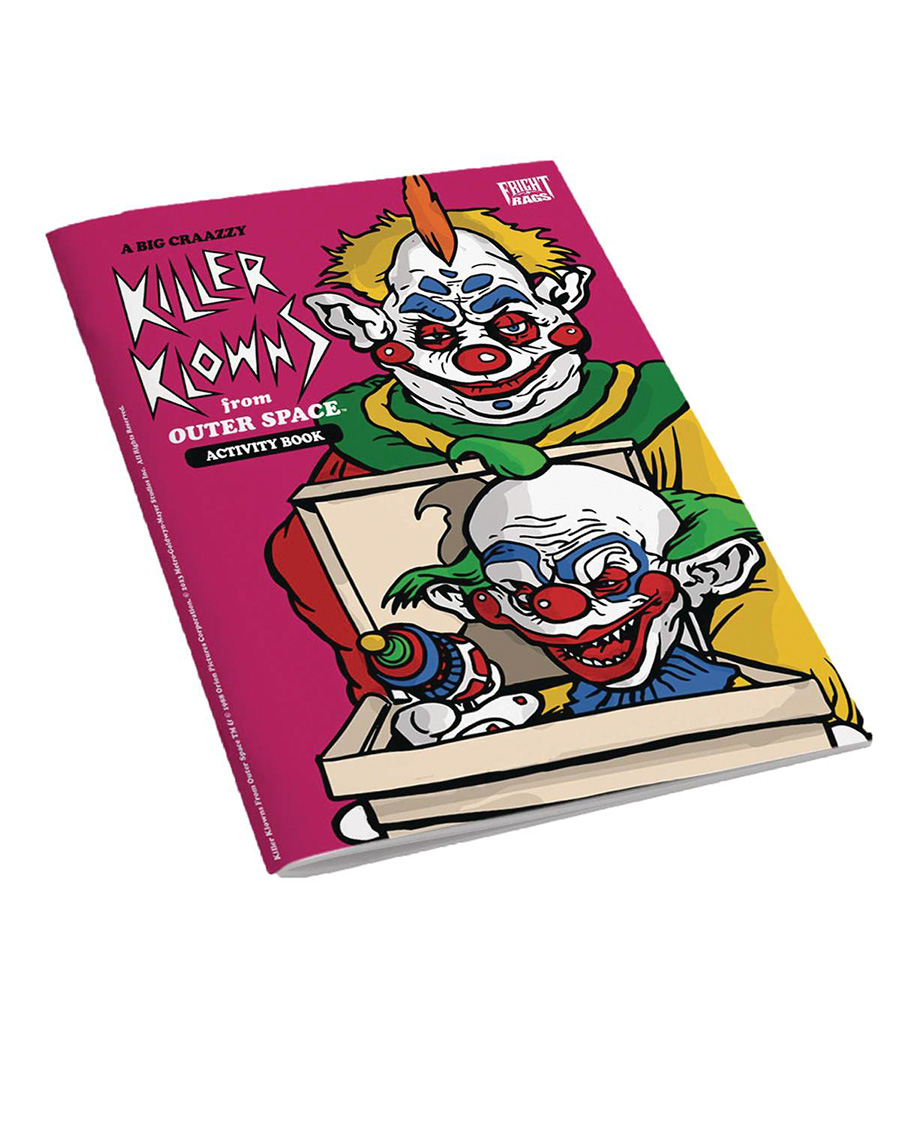 Killer Klowns From Outer Space Activity Book By Fright Rags TP