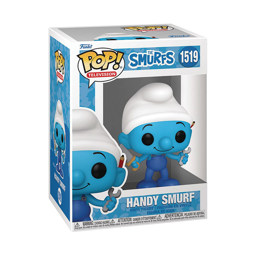 POP Television Smurfs Handy Smurf Vinyl Figure