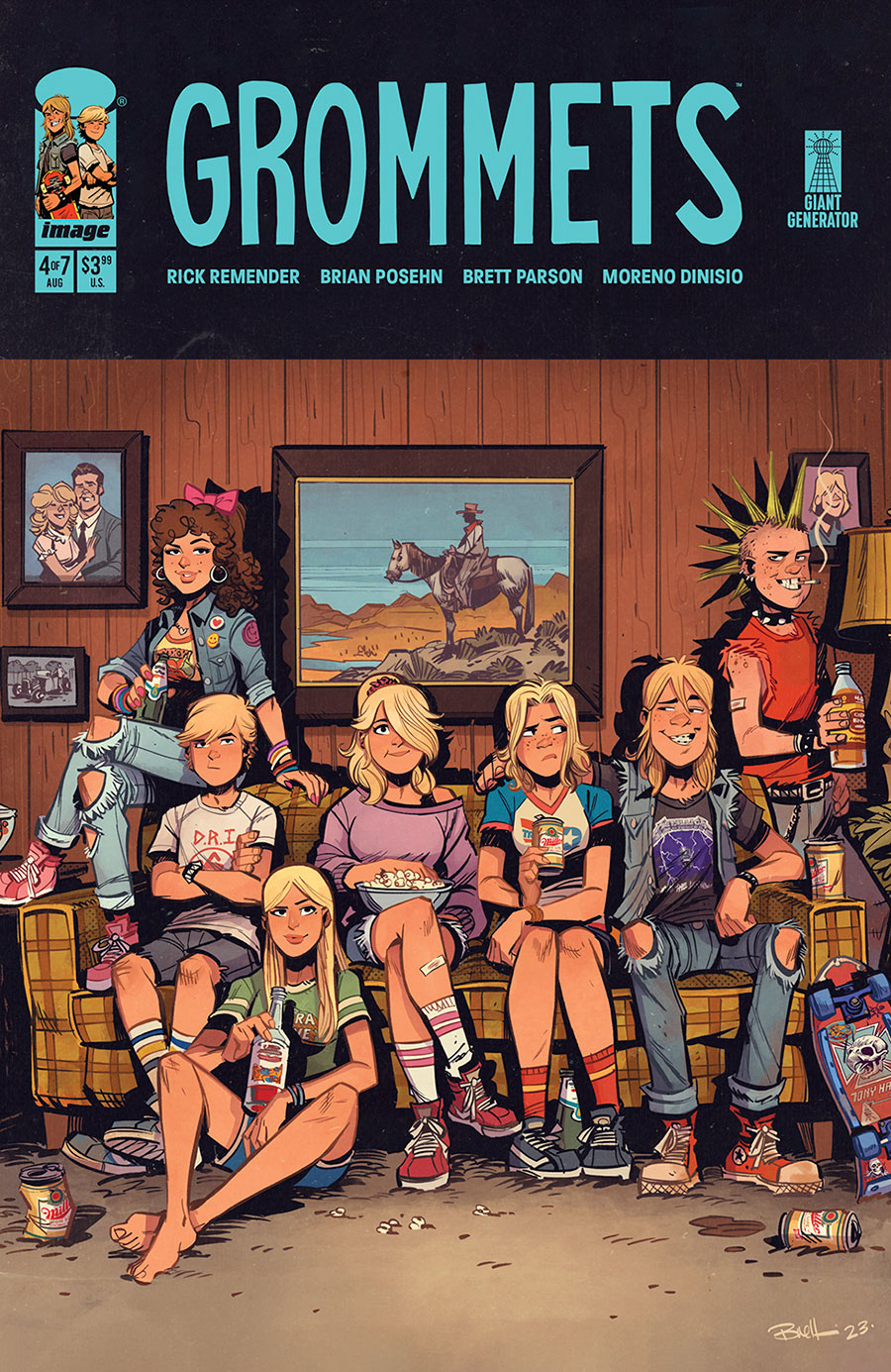 Grommets #4 Cover A Regular Brett Parson Cover