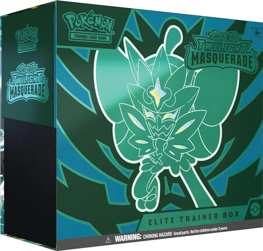 Pokemon Scarlet And Violet 6 Twilight Masquerade Elite Trainer Box