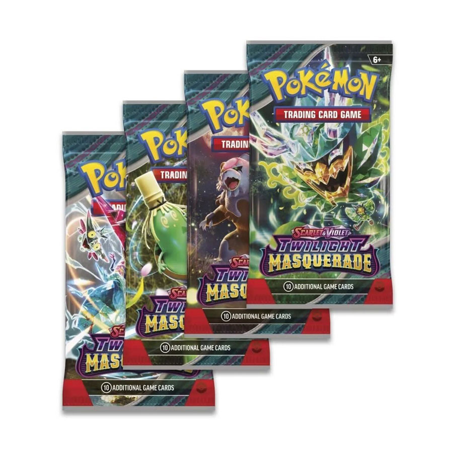Pokemon Scarlet And Violet 6 Twilight Masquerade Elite Booster Pack