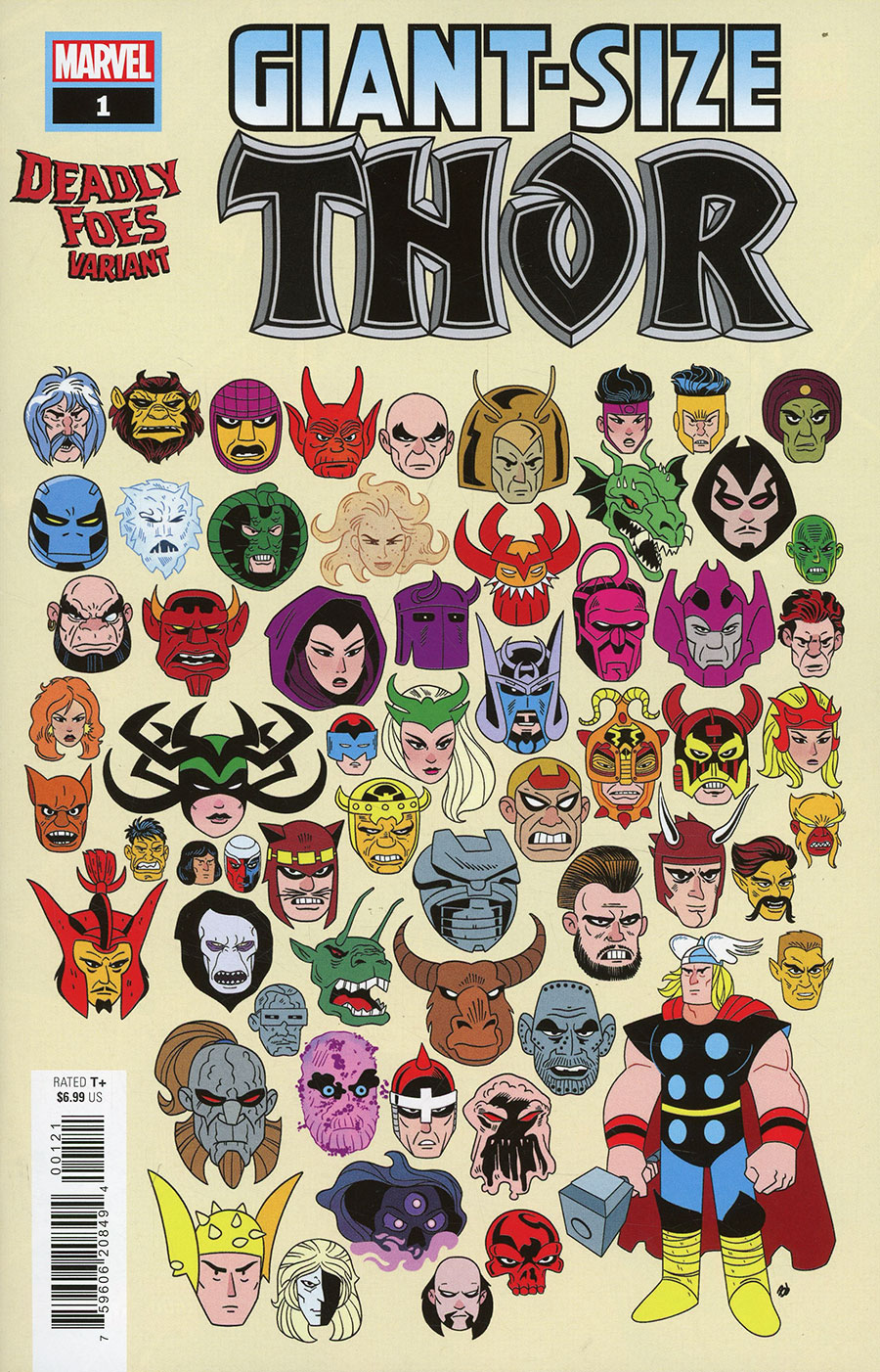 Giant Size Thor (2024) #1 (One Shot) Cover B Variant Dave Bardin Deadly Foes Cover