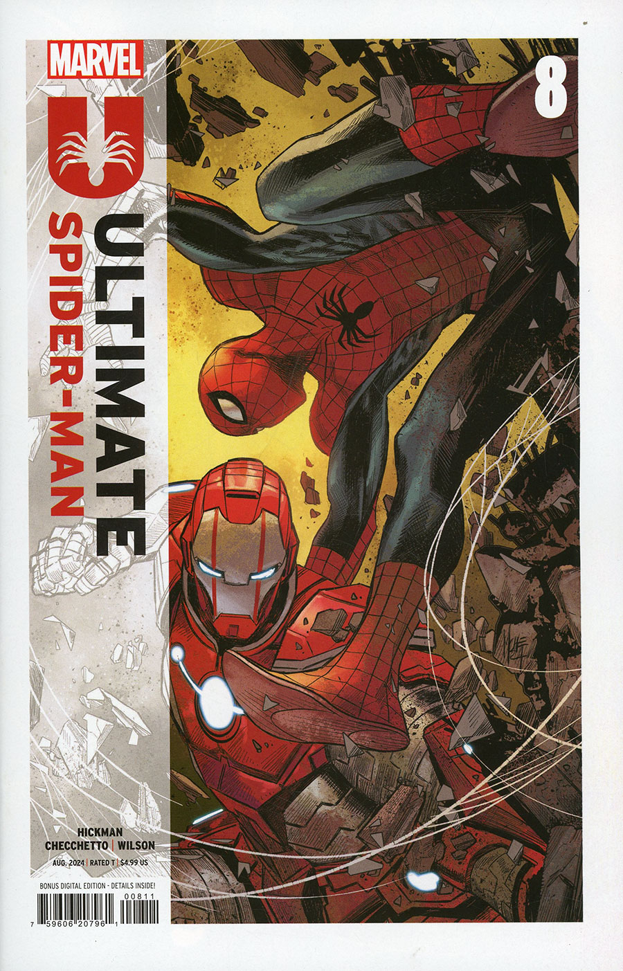 Ultimate Spider-Man #22 (2025) – Marco Checchetto Main Cover – Jonathan Hickman Marvel Comics