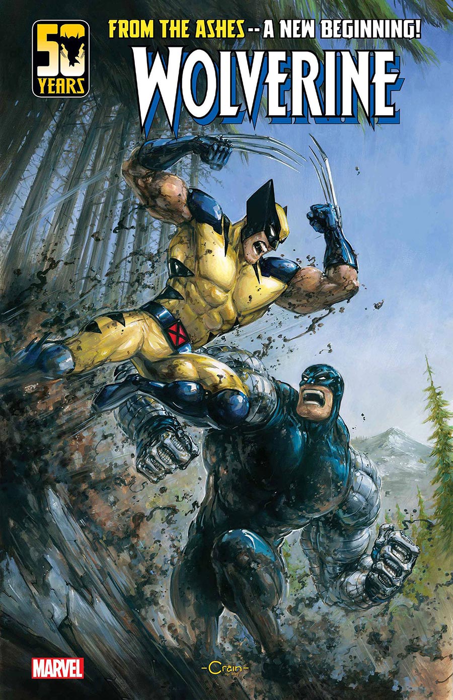 Wolverine Vol 8 #1 Cover D Variant Clayton Crain Cover