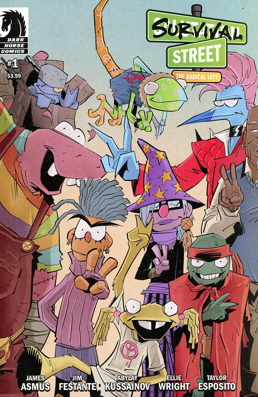 Survival Street The Radical Left #1 Cover A Regular Abylay Kussainov Cover