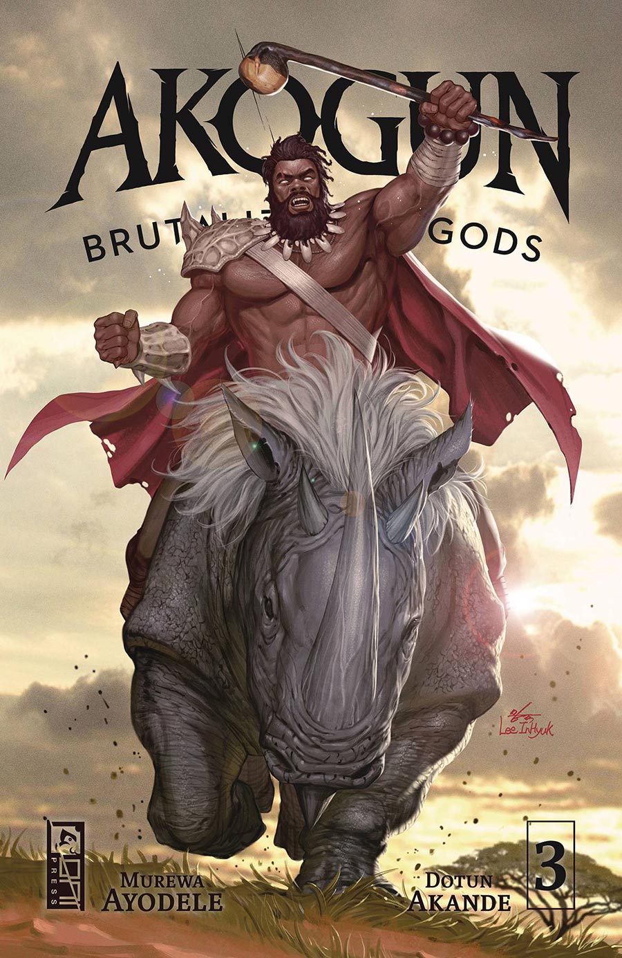 Akogun Brutalizer Of Gods #3 Cover B Variant Inhyuk Lee Cover
